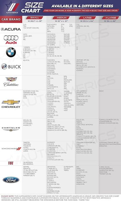 Autoamerics Truck Windshield Sun Shade - Image 4