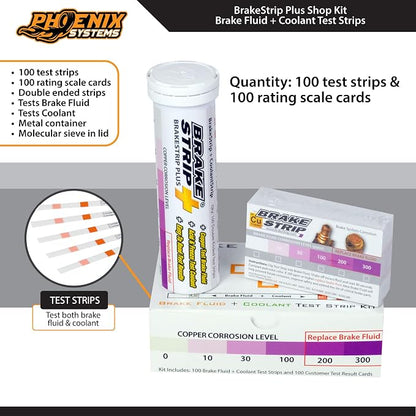 Phoenix Systems BrakeStrip Plus Service Center Kit. Double Ended Brake Fluid - Image 2