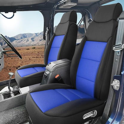 GIANT PANDA Full Set Car Seat Covers Customized Jeep Wrangler TJ Rubicon Sahara by GIANTPANDA