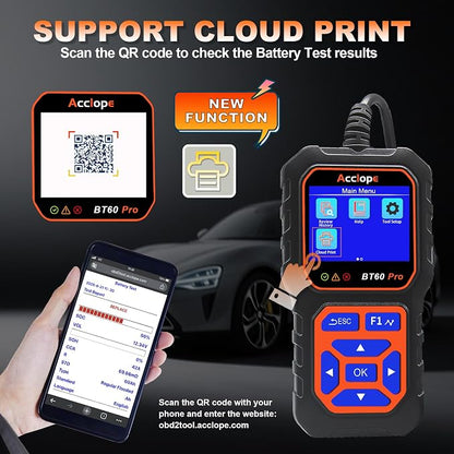 BT60 Pro Acclope Car Battery Tester - Image 4