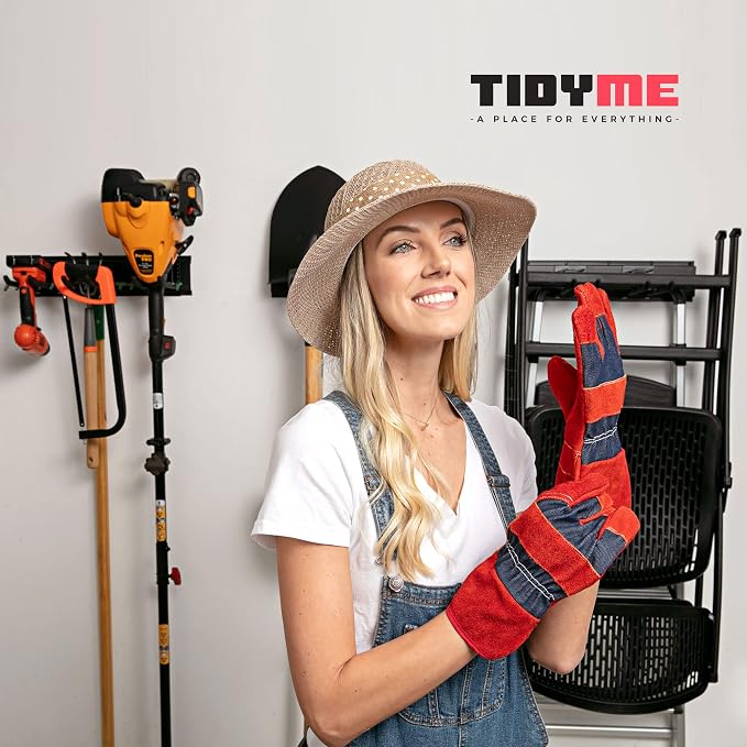 Garage Wall Organizer | 96" Heavy-Duty Tool Storage Rack | Adjustable - Image 4