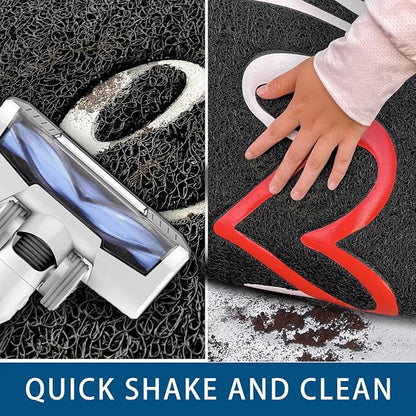 EARTHALL Door Mat 2-Pack Outside Inside Home Doormat 30"x17.5" Durable Floor - Image 5