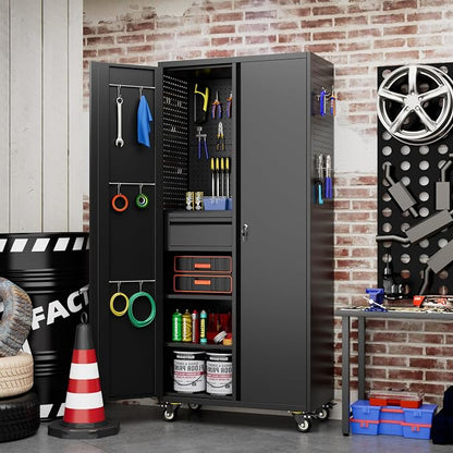 71" H Metal Garage Storage Cabinet - Image 2