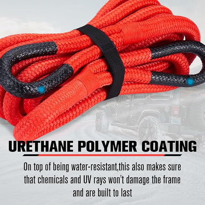 FieryRed 3/4” x 20FT Kinetic Recovery Rope Kit - Image 5