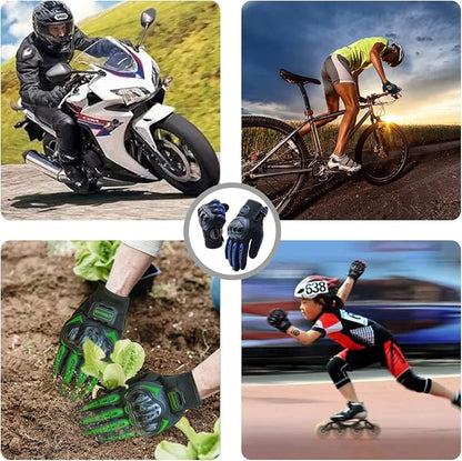 Motorcycle Gloves Touch Screen Full Finger Riding Gloves Knuckle Protection - Image 6