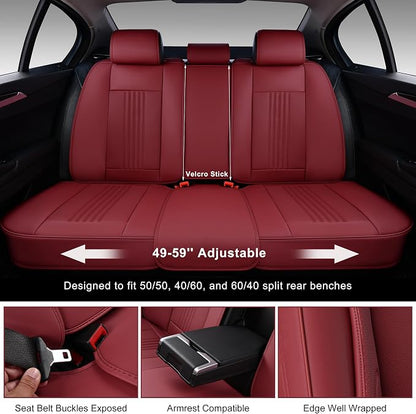Car Seat Covers Full Set, Front and Rear Seat Covers - Image 4