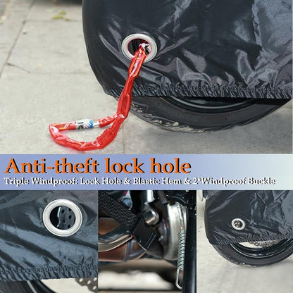 Motorcycle Cover, 210D Oxford Cloth, - Image 5