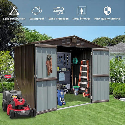 IKERY Metal Storage Shed - Image 5