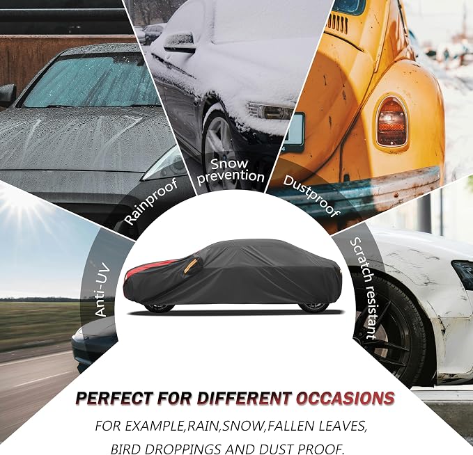 Car Cover Automobiles Waterproof All Weather - Image 3