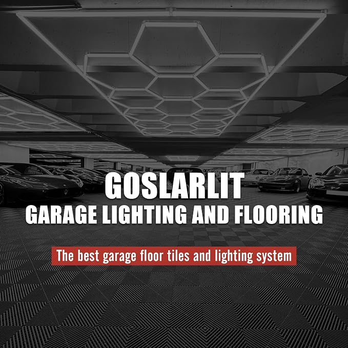 15.7"x15.7" Garage Flooring Tiles, Non-Slip Interlocking Plastic Garage Floor - Image 2