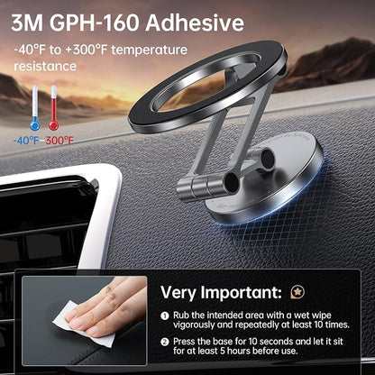 SYNCWIRE Fits MagSafe Car Mount, Magnetic Phone Holder - Image 4