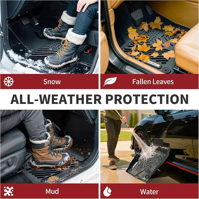 YITAMOTOR Floor Mats Fit for 2018-2025 Ford Expedition/Expedition Max - Image 5