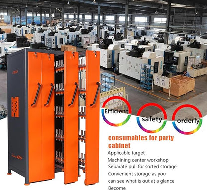 CNC Tool Holder Vertical Drawer Cabinet, Large Capacity CNC Tool Storage Cabinet - Image 7