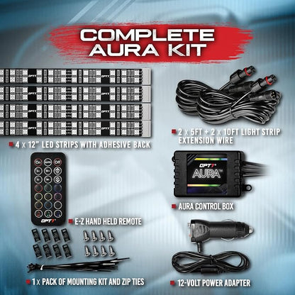 OPT7 Aura Double Row Car LED Lights Interior - Image 5