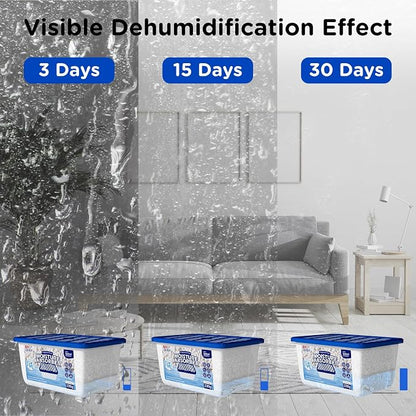 W&E Choice Moisture Absorbers, Portable Humidity Absorber Boxes - Image 5