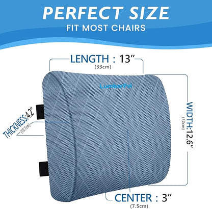 Lumbar Support Pillow for Office Chair Back Support Lumbar Pillow for Car - Image 2