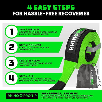 Rhino USA Recovery Tow Strap - Image 6