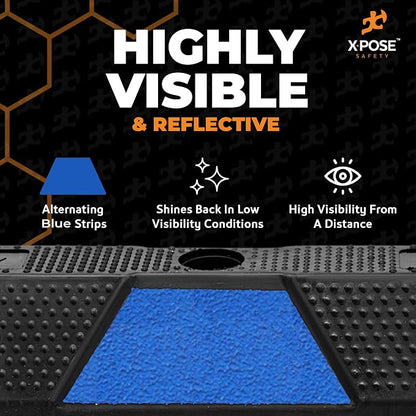 Xpose Safety 72" Heavy Duty Rubber Parking Stopper – Bulk Full Pallet 50 Pack - Image 4