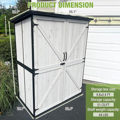 GUTINNEEN Outdoor Storage Shed - Image 2