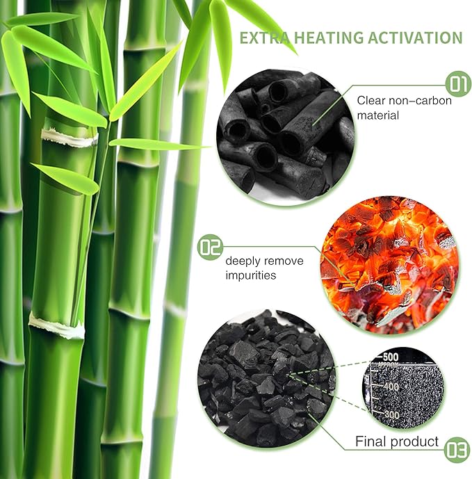 12 Pack Bamboo Charcoal Air Purifying Bag, Activated Charcoal Bags Odor Absorber - Image 3