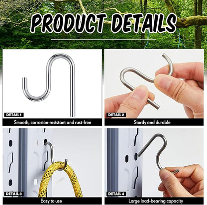 Blulu 10 Pcs 2'' Long Shed Hooks Shed Accessories - Image 4