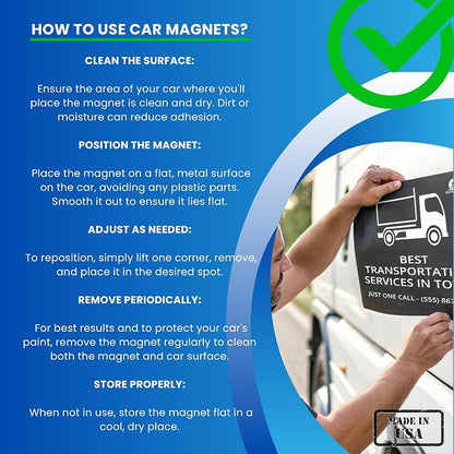 2 Pack Custom Car Magnets for Business - Image 7