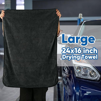 HOMEXCEL Car Drying Towel, 1200GSM Ultra Absorbent Car Cleaning Cloth, - Image 2