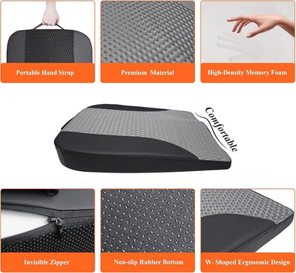kingphenix Premium Car Seat Cushion, Memory Foam Driver Seat Cushion to Improve - Image 4