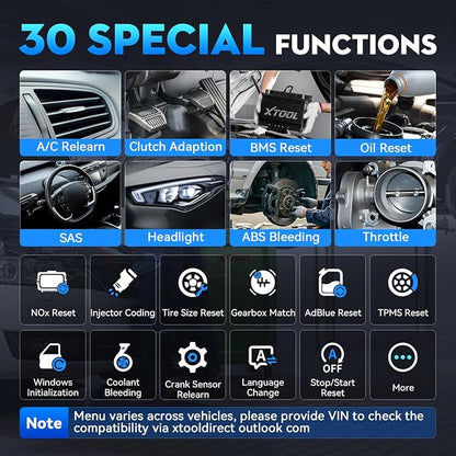 XTOOL D6S OBD2 Scanner Diagnostic Tool, 2025 Car Scanner - Image 3