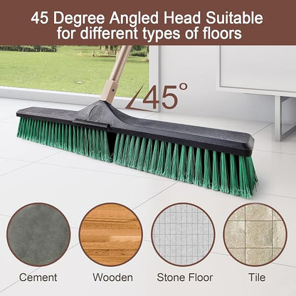 Eyliden Heavy Duty Push Broom 24" - Image 2