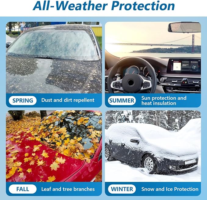 Car Cover for Ford F100 Truck Cover, 420D Oxford Waterproof All Weather Heavy - Image 7
