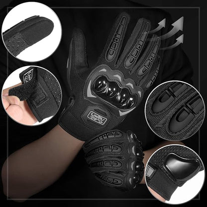 COFIT Motorcycle Gloves Breathable, Touchscreen Motorbike Gloves Anti-Slip - Image 2