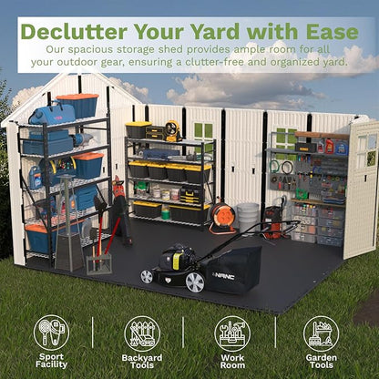Patiowell 10x12 FT Outdoor Storage Shed - Image 3