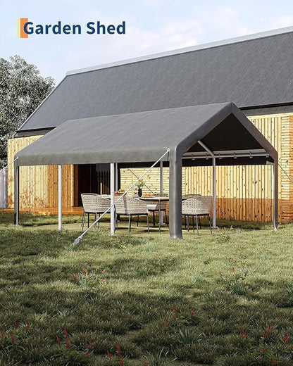 13 x 20ft Heavy-Duty Carport Canopy - Image 6