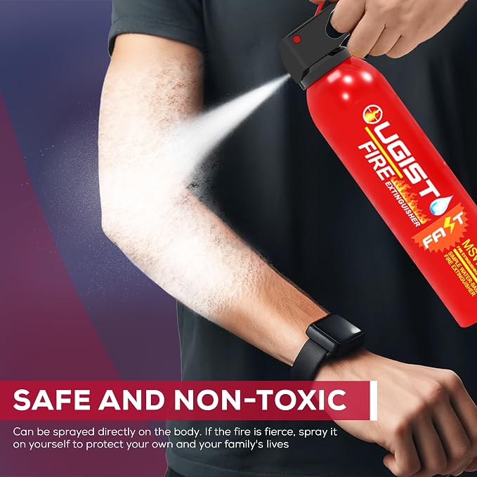 Fire Extinguisher for Vehicle & Home 620ml 2 Count, Car Fire Extinquishers - Image 3
