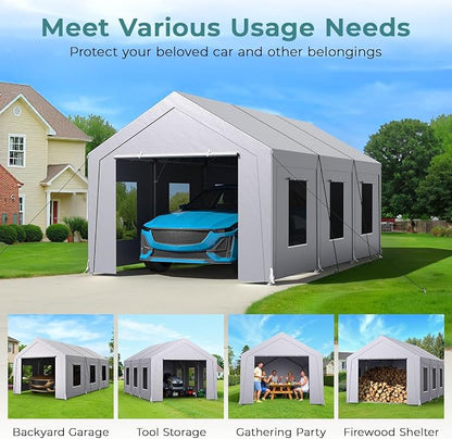 Carport 10x20 ft Heavy Duty, Car Port - Image 6