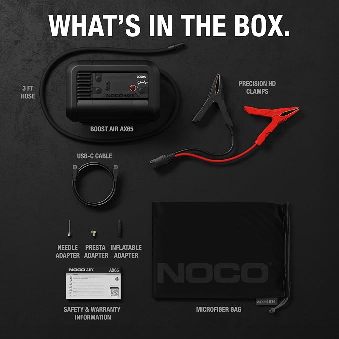 NOCO Boost Air AX65: 2000A Jump Starter - Image 7