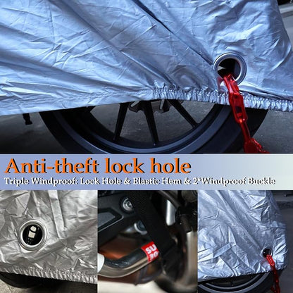 Motorcycle Cover, 210D Oxford Cloth, - Image 5