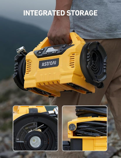 AstroAI Cordless Tire Inflator Portable Air Compressor - Image 7
