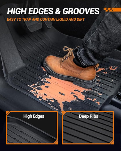 2024 2025 Tesla Model 3 Floor Mats All Weather Full Set Made by SEALIGHT- - Image 5