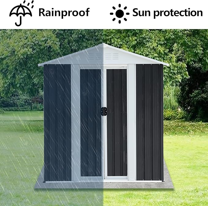 5X3 FT Outdoor Storage Shed - Image 6