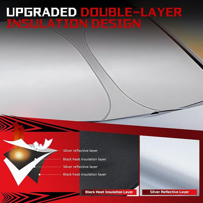 Windshield Sun Shade for 2023-2025 Che-vro-let/Chevy Colorado Foldable Sun - Image 3