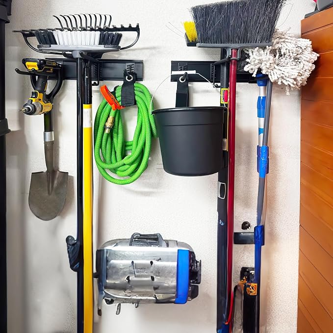 Garage Tool Organizer Wall Mount, 48 Inches Garden Tool Organizer - Image 8