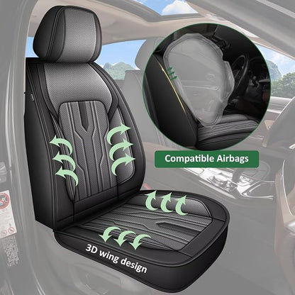 YORKENIC Fit for Hyundai Kona Seat Covers Front Set 2018-2024 2025: Breathable - Image 3