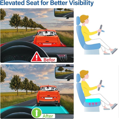 Car Seat Cushion, Ergonomic Memory Foam Car Cushion - Image 6