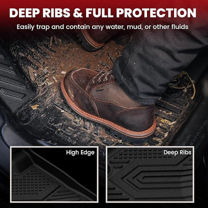 LASFIT Floor Mats & Cargo Mats for Volkswagen Taos 2022-2025, All Weather TPE - Image 3