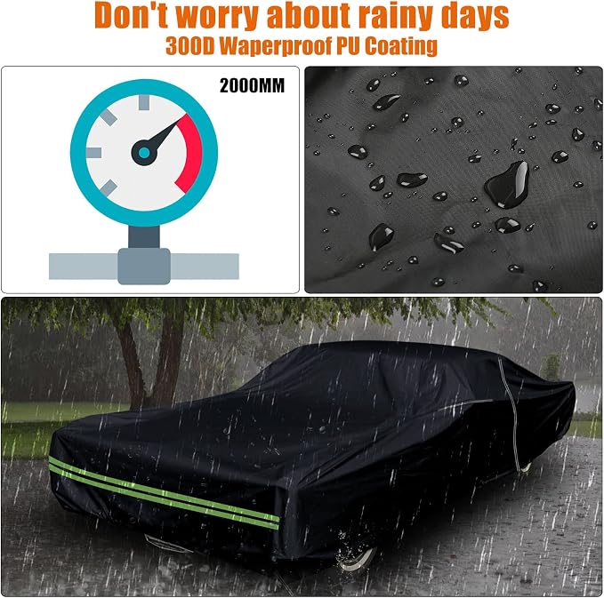 Waterproof Car Cover Compatible - Image 3