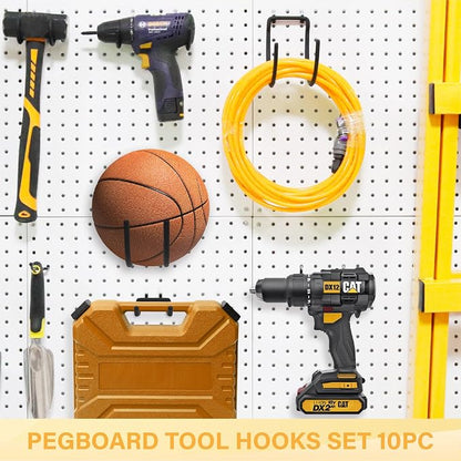 Heavy Duty Pegboard Hooks 10PC - Image 4