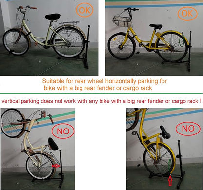 Foozet Bike Stand, Vertical Bike Rack Garage, Space-Saving Rack - Image 6