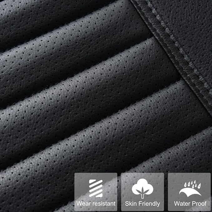 2pc Car Seat Covers, Luxury Car Protectors, Universal Anti-Slip Driver Seat - Image 5